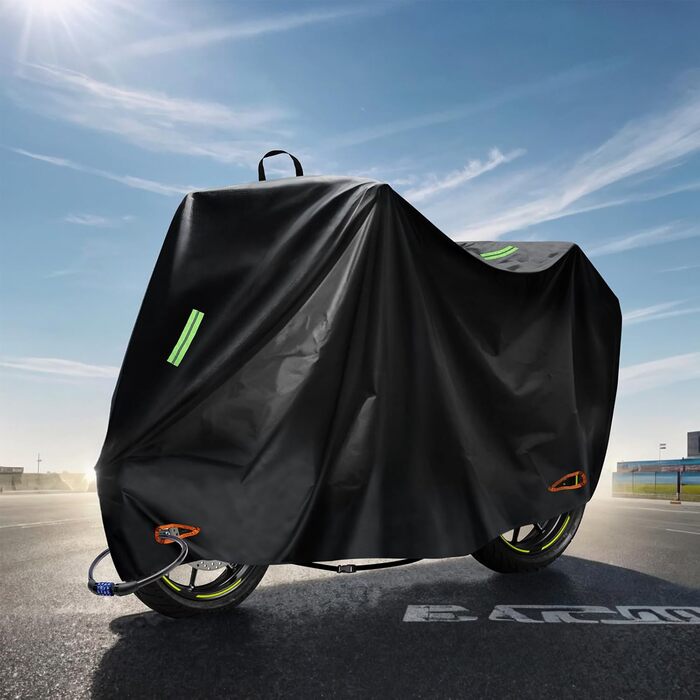 Захисний чохол для мотоцикла CICMOD, 210D, водонепроникний, для мопедів та ролерів (245x105x125cm) XXL