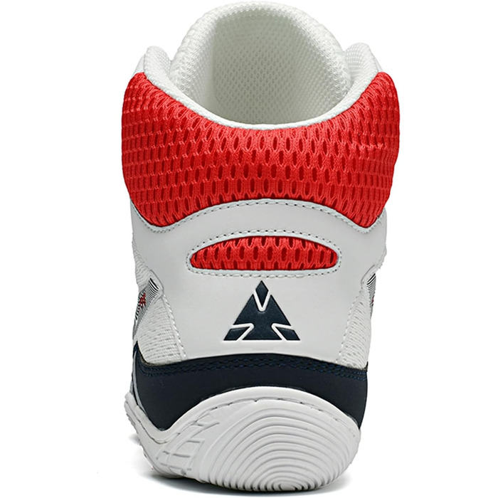 Чоловічі боксерські туфлі для боротьби, дихаючі, неслизькі, зручні, хай-топ, фітнес-туфлі, для тренувань, зала, бодібілдинг, білі, 43 EU