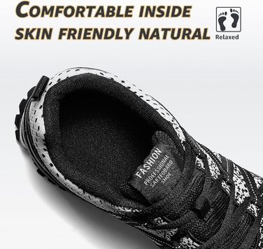 Кросівки ASHION для чоловіків: спортивні, для бігу, повсякденні, легкі, дихаючі, розмір 39 EU, білий/чорний