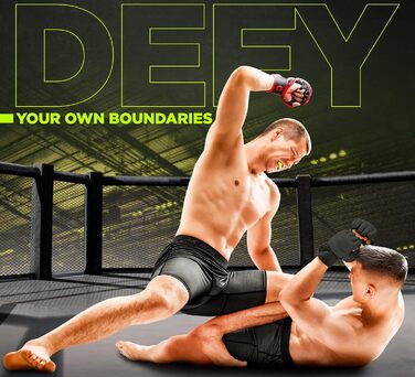 Капа для захисту зубів RDX для бойових видів спорту, MMA, кікбоксингу, хокею, футболу, м'яку рукавичку, регбі. Зручна коробка для зберігання. Для дорослих (від 12 років). Чорний колір.