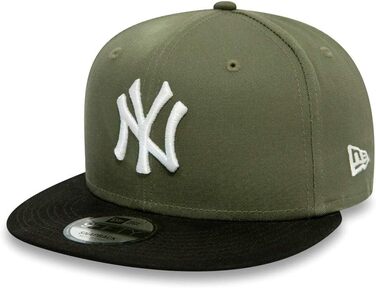 Кепка New Era New York Yankees MLB Seasonal Basic 9Fifty Snapback, чорна, регульована (54-56, оливковий)