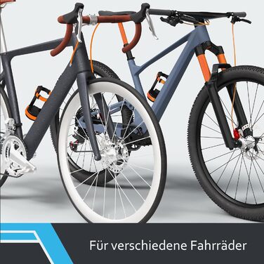 Фляготримач для велосипеда з сигналізацією Parkwächter B1, AirTag, універсальний, IP55, оранжевий