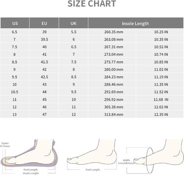 Чоловічі водонепроникні трекінгові черевики NORTIV 44 EU (Чорний, Сірий)