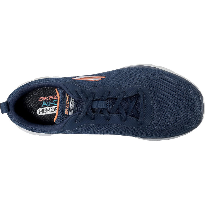 Чоловічі кросівки Skechers Flex Advantage 4.0 темно-сині (Navy) з сітки та PU, розмір 44 EU