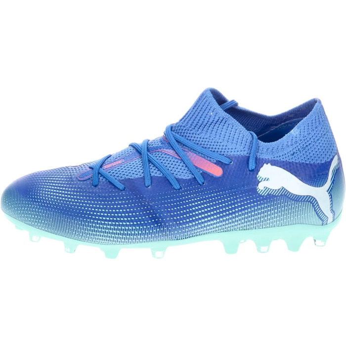 Дитячі футбольні бутси PUMA Future 7 Match Mg Jr (38.5 EU) - Bluemazing/Puma White/Electric Peppermint