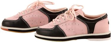 Жіночі дитячі дорослі bowling shoes bowling shoes шкіряні дихаючі амортизуючі унісекс 38 EU рожеві