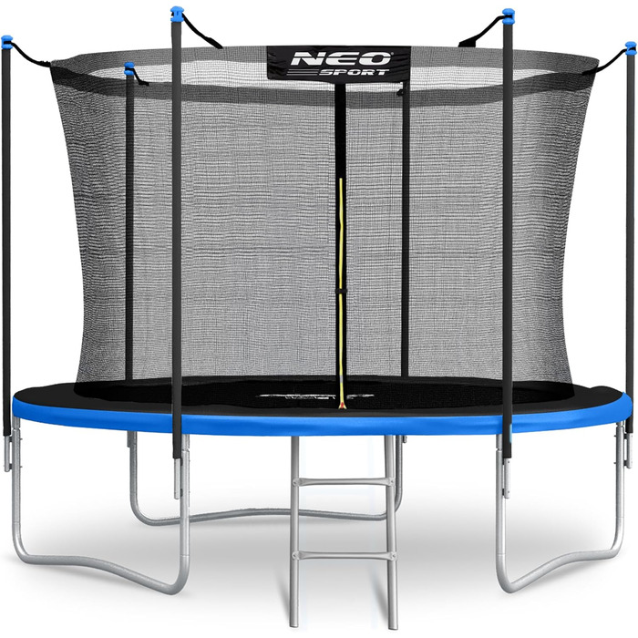 Батут Neo-Sport для дітей, 183 см (6 футів) з сіткою та сходами, зовнішній, посилений, стійкий до погодних умов