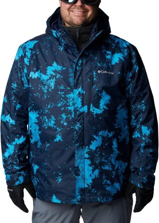 Чоловіча куртка Columbia Whirlibird IV Interchange, колір блакитний, принт Lookup