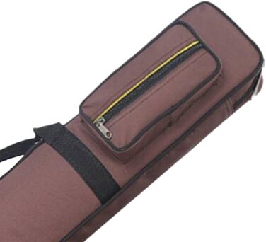 Чохол для кия Billard, захисний, для 1/2 кия, з ручкою, зносостійкий, колір кавовий