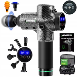Перкусійний масажер Medatech Massage Gun — масажер для спини, стоп та всього тіла