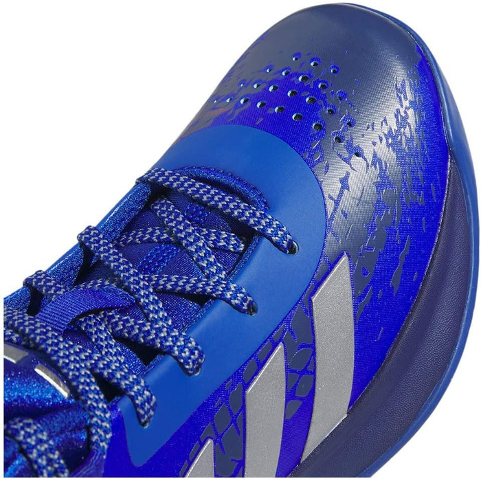 Кросівки баскетбольні adidas Cross Em Up 5 Wide для дітей та дорослих (38 EU, Team Royal Blue Silver Met Victory Blue)