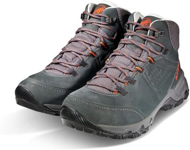 Черевики для трекінгу та хайкінгу Mammut Nova IV Mid LTH, жіночі, 42 EU, чорний/гарячий червоний