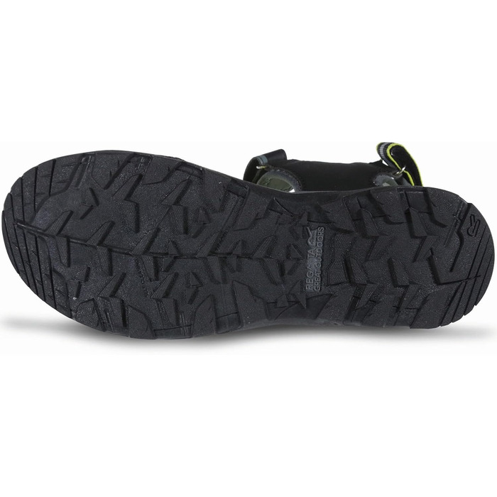 Чоловічі сандалії Regatta Kota Drift, чорний/киві, 42 EU