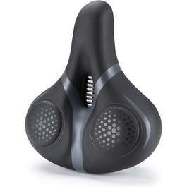 Широке ергономічне сідло для велосипеда: комфортне, дихаюче, з амортизацією. Підходить для чоловіків та жінок, Gravel Bike, MTB, e-MTB