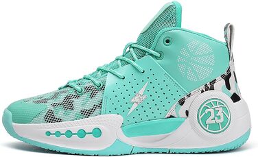 Чоловічі баскетбольні кросівки для занять спортом, великі розміри 36-39 EU (G8810 White Green)