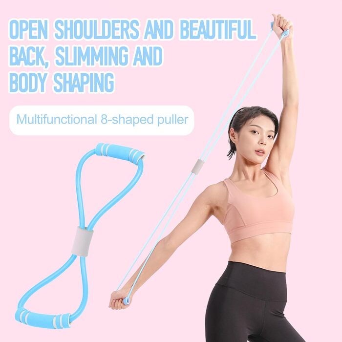 Еластичні фітнес-гумки для тренувань, набір 6 шт. (C)