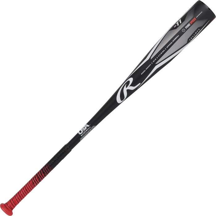 Бейсбольна бита Rawlings Peak - США, сплав, діаметр 2 5/8 дюйма, Drop -10/-11, 1 шт.