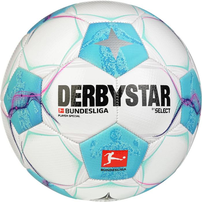 Футбольний м'яч Derbystar Bundesliga 24/25, офіційний, розмір 5, унісекс, дизайн ігрового м'яча Бундесліги