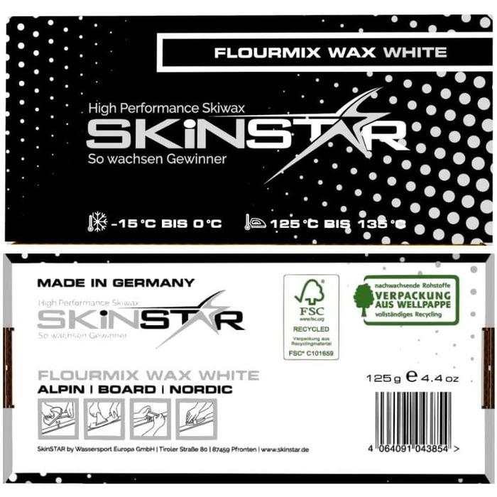 Набір для догляду за лижами SkinStar Starter Set Alpin Classic, 12 предметів