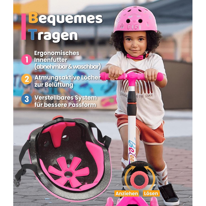 Дитячий велосипедний шолом Simply Kids з наліпками, сертифікований CPSC та CE, для скейтборду, велосипеда, самоката, для хлопчиків і дівчаток, розміри 46-52, 52-58 см, від 2 років