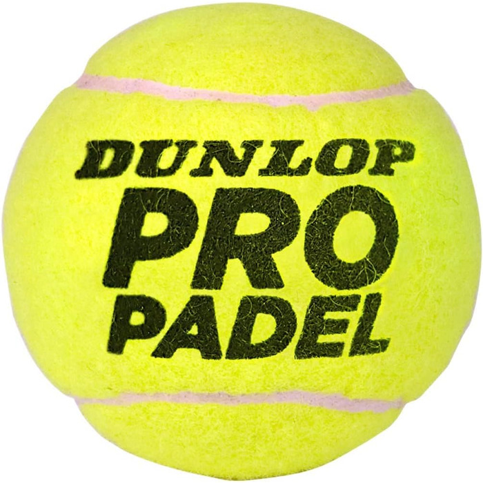 М'ячі для падел-тенісу Dunlop Pro Padel (3 шт.) - для змагань та турнірів