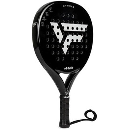 Плече ракетки для падел-тенісу VirtuFit Control: гібрид для початківців та досвідчених гравців, білий/срібний (Fusion Pro)