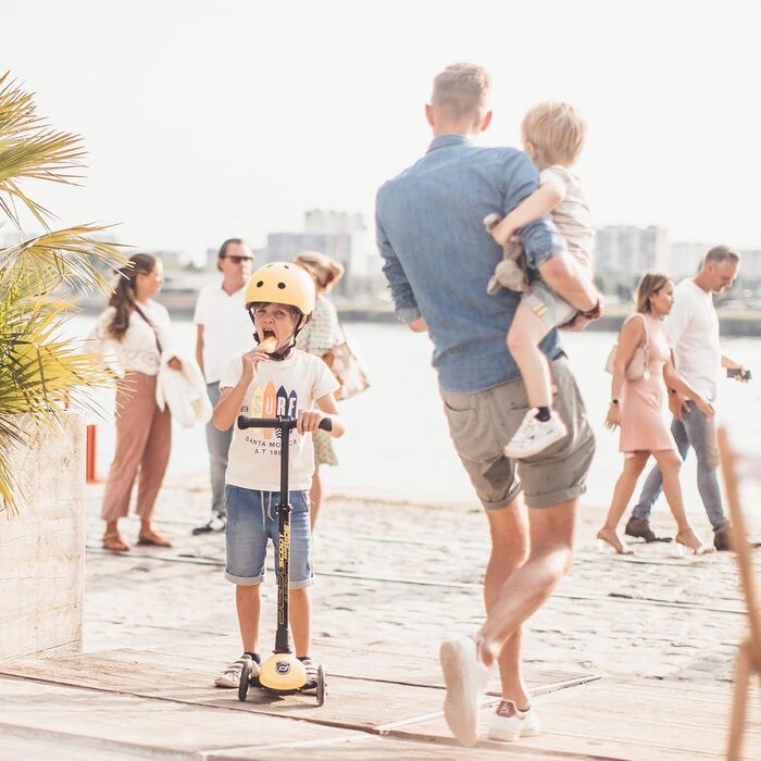 Дитячий самокат Scoot&Ride Highwaykick 3 LED, рожевий
