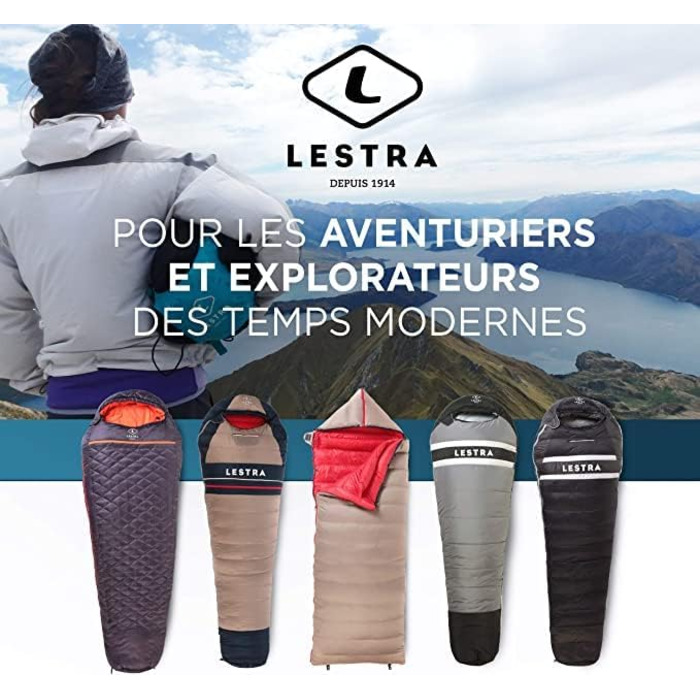 Спальник Lestra Sport Greenland 200 екстремальний -11°C для дорослих 200x75 см, 1.6 кг
