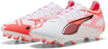 Футбольні бутси PUMA Ultra 5 Pro FG/AG (40.5 EU, білий/чорний/червоний)