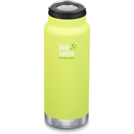 Термобутилка Klean Kanteen TKWide 946 мл, Juicy Pear, матова, універсальна для дорослих