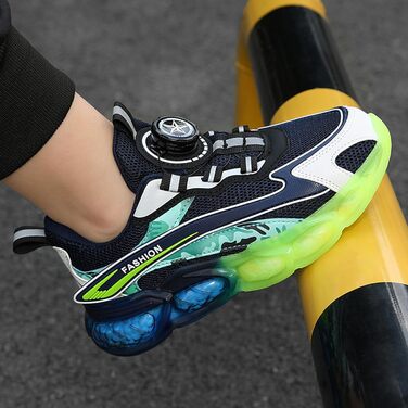 Дитячі кросівки ITSOGOO для бігу та занять спортом. Легкі, дихаючі, для хлопчиків та дівчаток, розмір 28-37 EU, темно-синій.