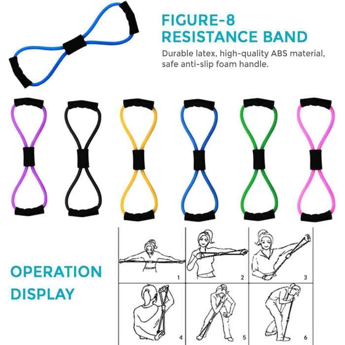 Набір для пілатесу HoldOneLight для жінок: кільце, фітбол 25см, гумки Booty & Figure-8, повний комплект для фітнесу, рожевий