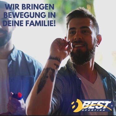 Професійна дартс-мішень із сизалю BEST SPORTING 45,5 см для турнірів, металевий каркас, для сталевих дротиків, аксесуари для дартсу