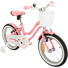 Дитячий велосипед Actionbikes Starlight 12/16/20 дюймів, V-Brake, для хлопчиків і дівчаток, з крилами, для дітей 2-9 років
