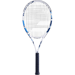 Тенісна ракетка Babolat Evoke Team 270 г, біло-синя, розмір ручки 1, струнована