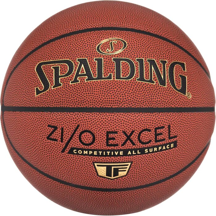 Баскетбольний м'яч Spalding TF Series для залу та вулиці, композитна шкіра, для всіх покриттів, розміри 7 (74,9 см), 6 (72,4 см), 5 (69,8 см)