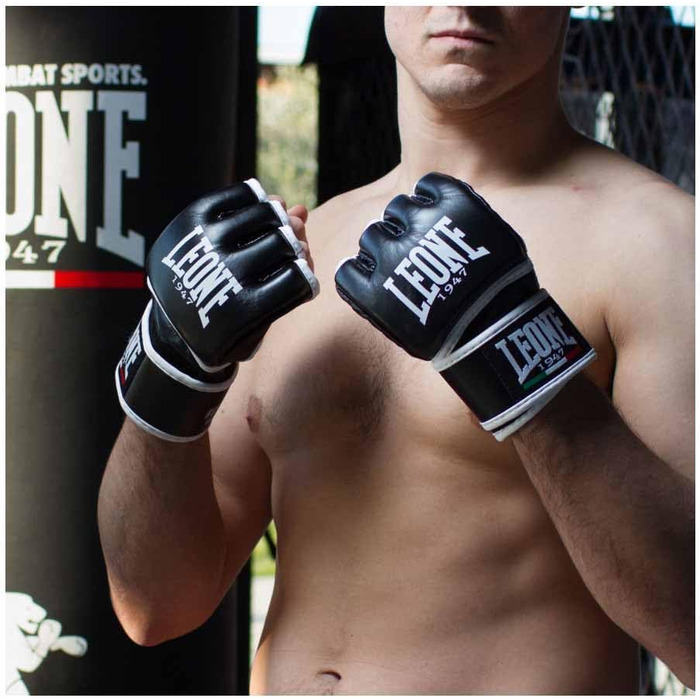 MMA рукавички Contact червоно-чорні для тренувань