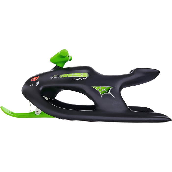 Дитячий боб BIG-Bobby-Bob Wild Spider, з тросом та ручкою, легке керування, металеві куфелі, для дітей від 4 років, чорний