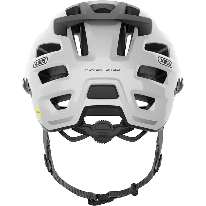 Велошолом ABUS Moventor 2.0 MIPS для MTB, універсальний, розмір L (57-61 см), білий, з посиленим захистом для бездоріжжя