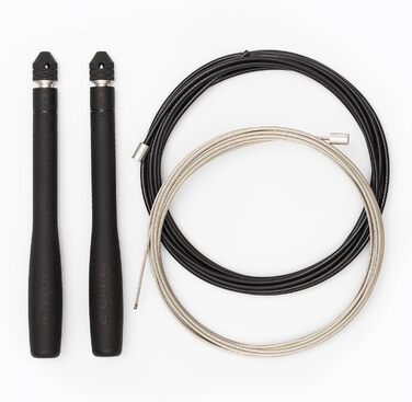 Стрибкове канат Elite Jumps Bullet Comp – професійне швидкісне канат для тренувань Double Under та фітнесу – легкий та міцний, чорний