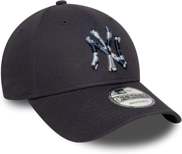 Кепка бейсболка New Era 9Forty Yankees #37276, регульована, чорна