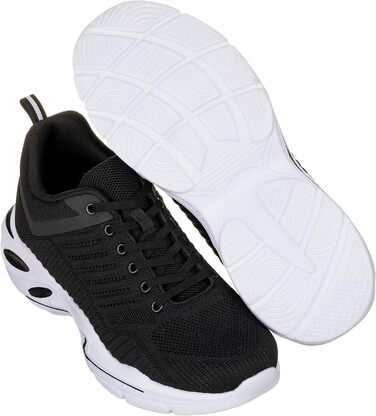 Підвищувачі росту для чоловічого взуття CALTO – спортивні снікерси, чорного кольору, 6,6 см, розмір 41.5 EU, Q330-8.5