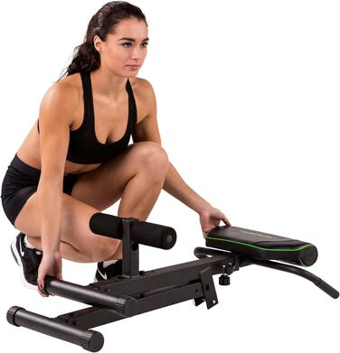 Тренажер для спини Tunturi CT40, гіперекстензія, регульований римський стілець на 7 положень, складаний