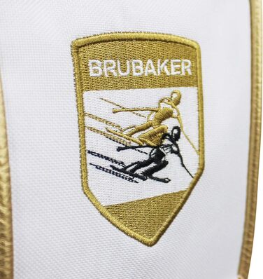 Чохол для лиж BRUBAKER Carver Pro St. Moritz, 1 пара, біло-золотий, 170 см