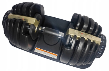 Регульовані чавунні гантелі Life4Fitness 1 x 24 кг