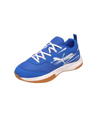Дитячі кросівки Puma Varion Li Jr для залу (Indoor Court Shoe) — Синій/Білий, 35 EU
