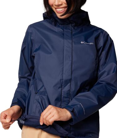 Жіноча водонепроникна куртка-дощовик Columbia Arcadia™ II, колір Collegiate Navy (розмір M)