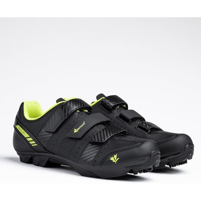 Велосипедні шкарпетки Vemont | для їзди на велосипеді | гірські | зручні | для вулиці | Clip-In-SPD | MTB (41 EU, Чорний)