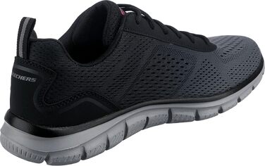 Чоловічі кросівки Skechers Track Ripknit — Спортивне взуття, чорні сітчасті, розмір 43 EU