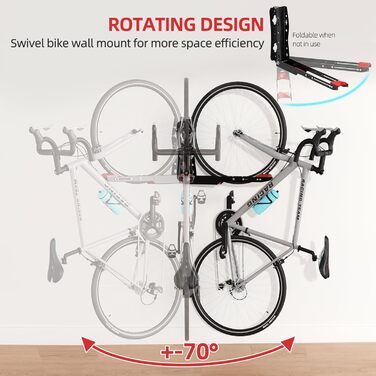 Настінна тримач для велосипеда Urban Deco - поворотний, до 40 кг